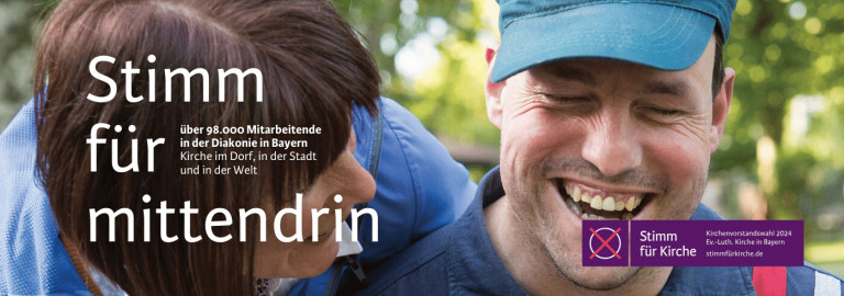 Stimm für - Musterwebsite Header